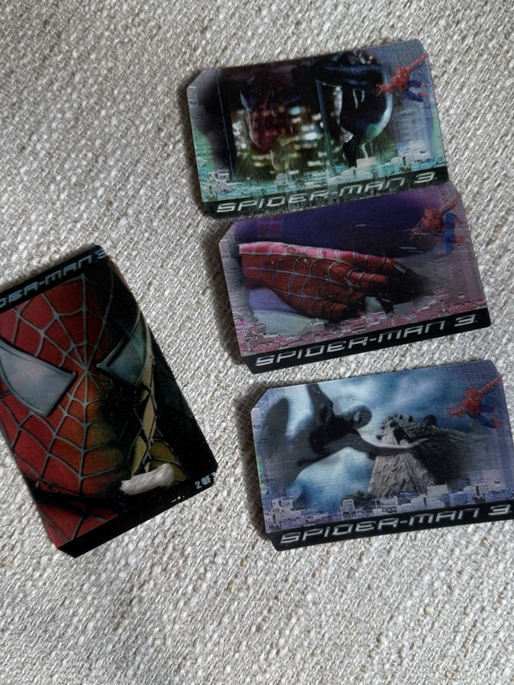 Spider-Man 3 caprisun and Kraft handi snacks 2006-2007 limited edition trading c